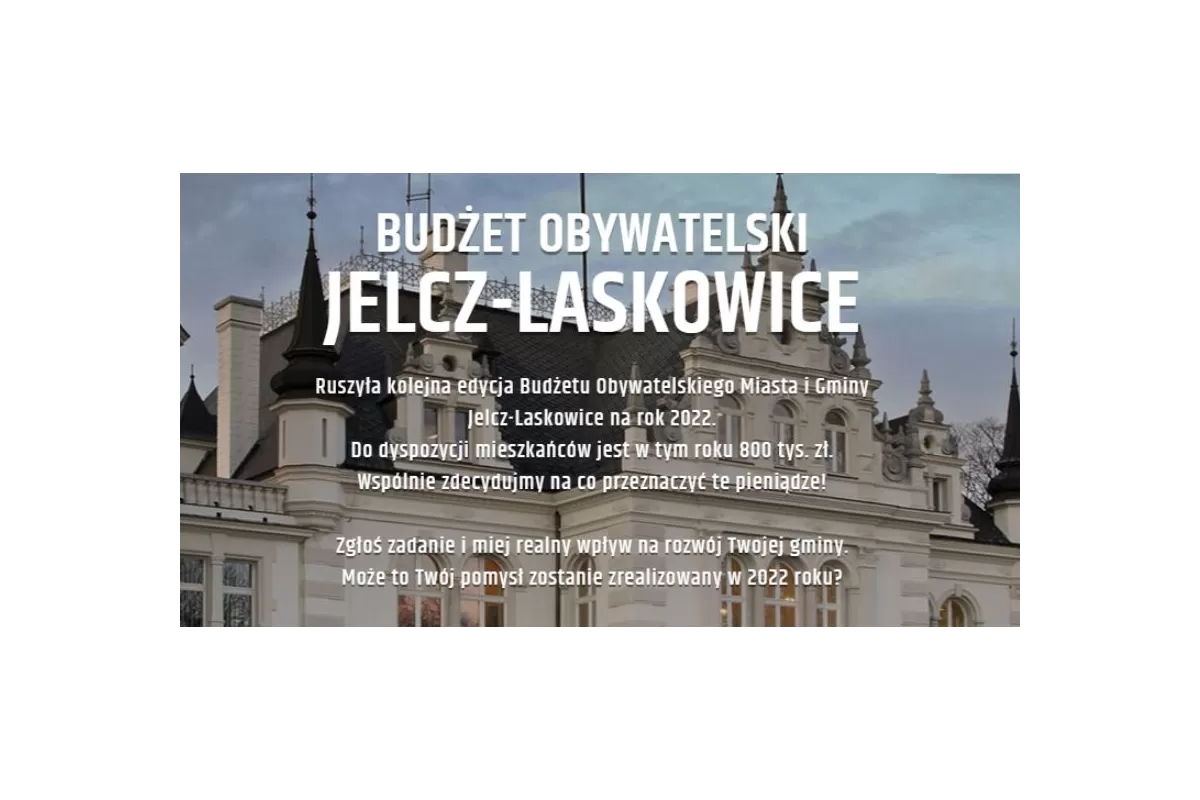 Rusza kolejna edycja Budżetu Obywatelskiego w Jelczu-Laskowicach. Zgłoś zadanie 