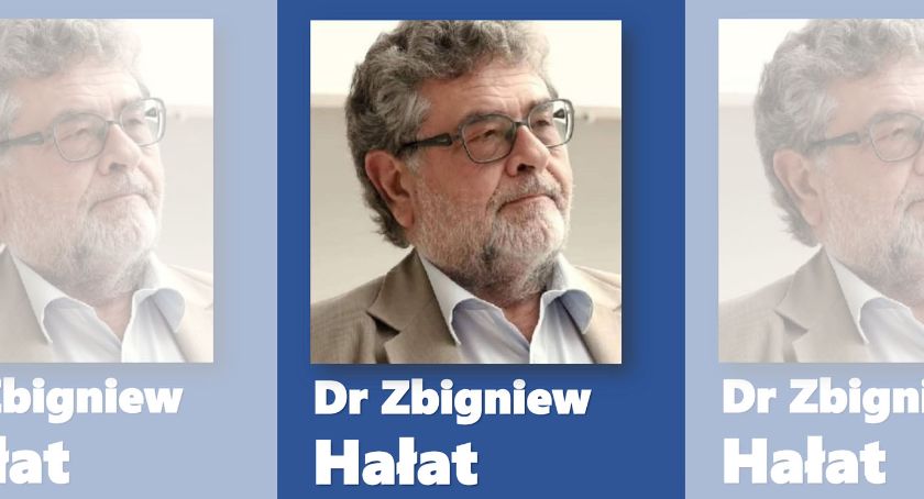 Doktor Zbigniew Hałat z wizytą w Oławie
