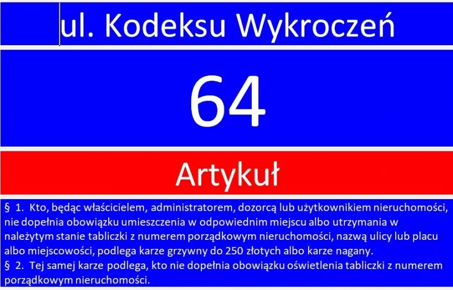 Prawidłowe oznaczenie posesji jest ważne