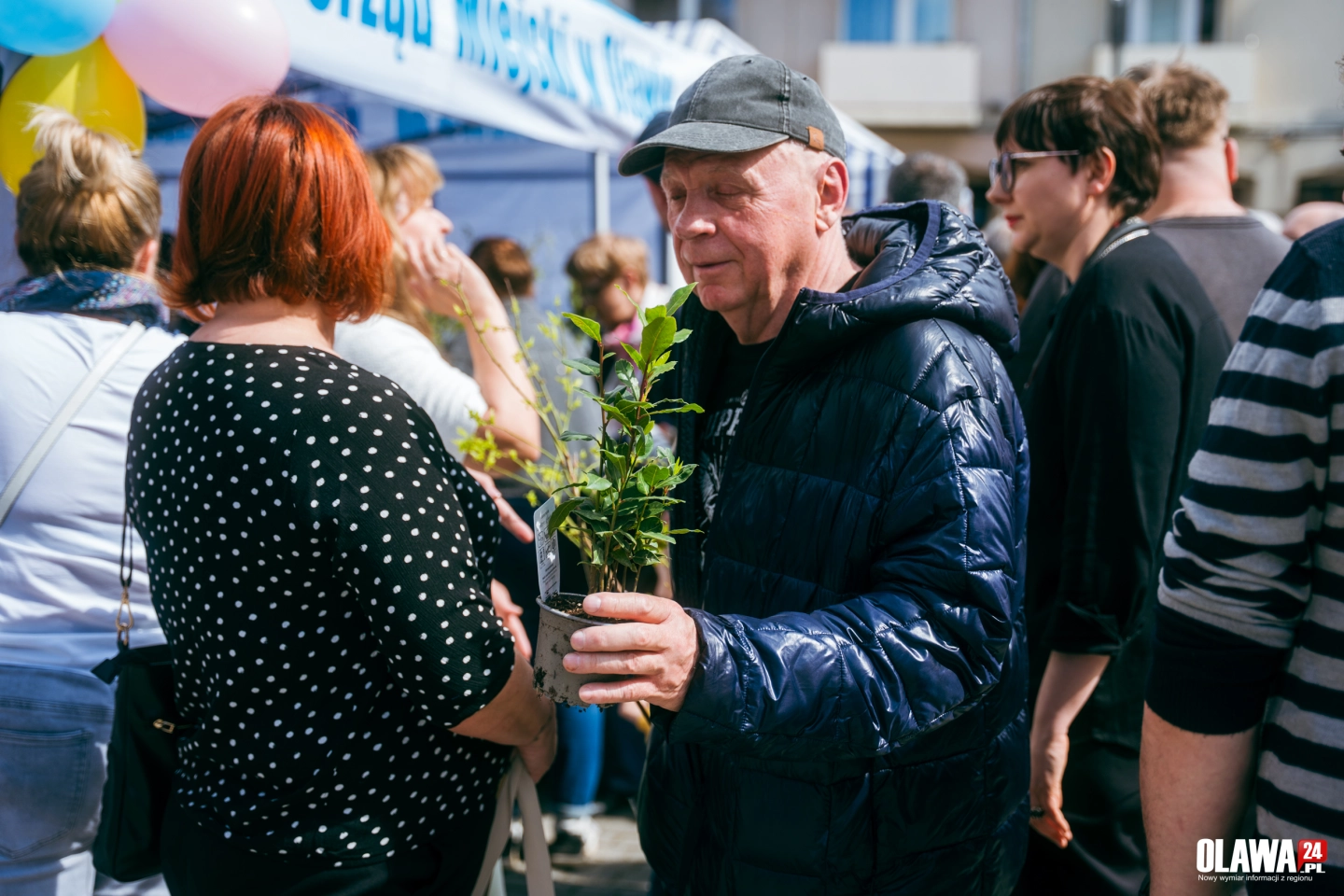 Pluszowa owieczka hitem akcji! Zabrakło ich szybciej niż sadzonek