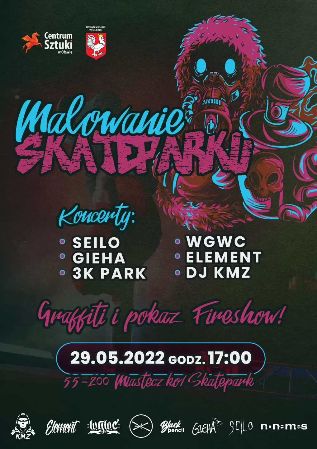 Impreza na skateparku. Co będzie się działo? 