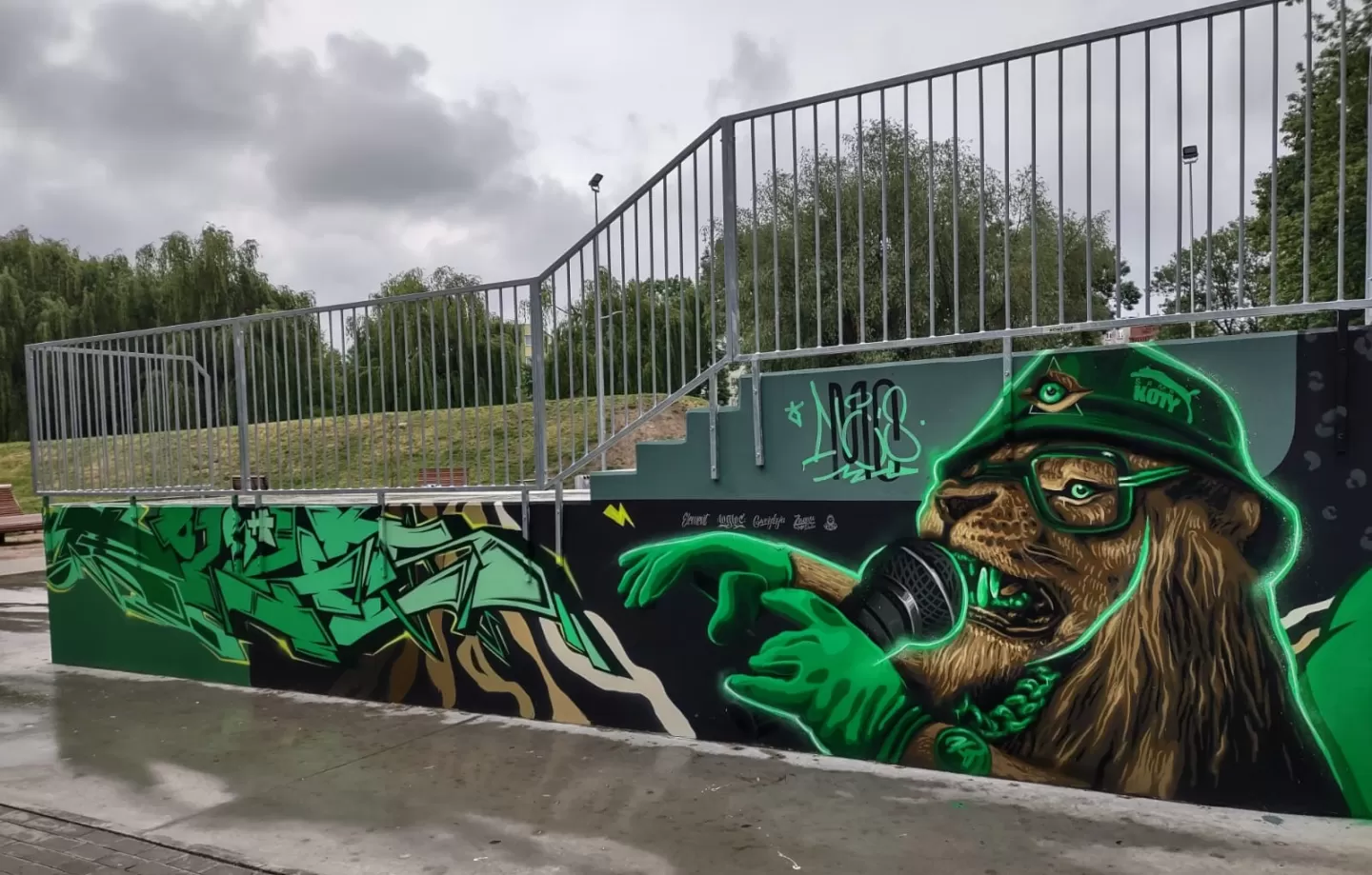 Graffiti na skateparku. Jak wam się podoba?