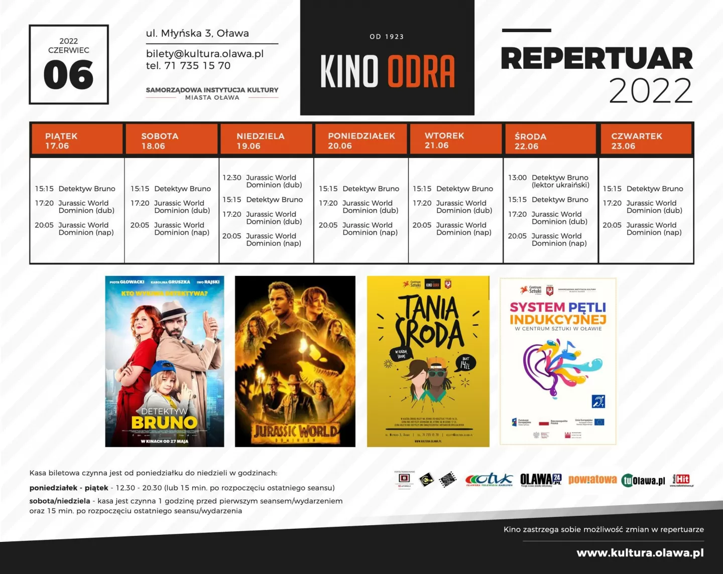 Repertuar Kina Odra [17-23.06]