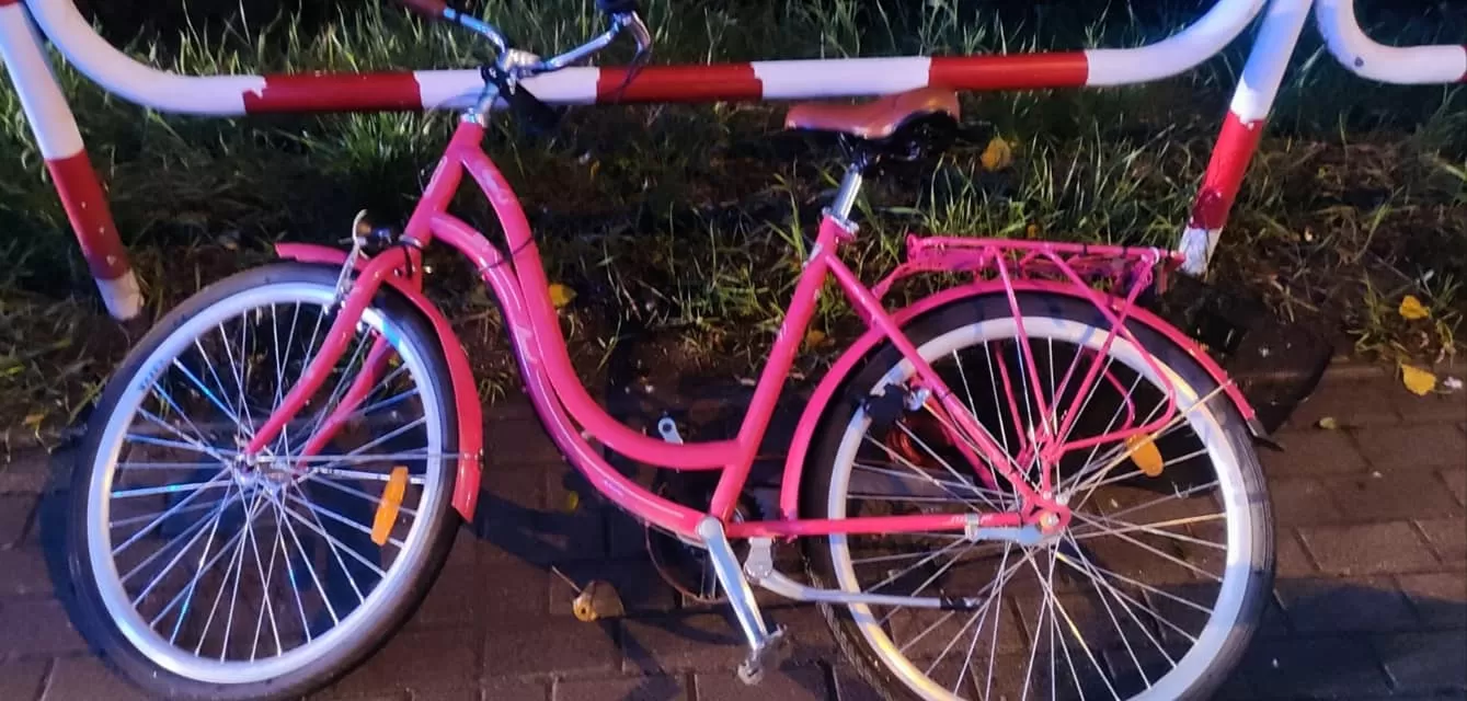 Potrącił rowerzystkę 