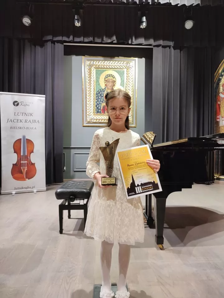 Hanna Zinkiewicz, trzecią najlepszą skrzypaczką 