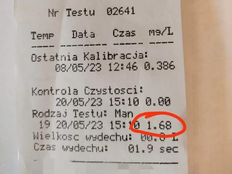 Miała ponad 3 promile. Wsiadła za kierownicę, bo spieszyła się na autobus 