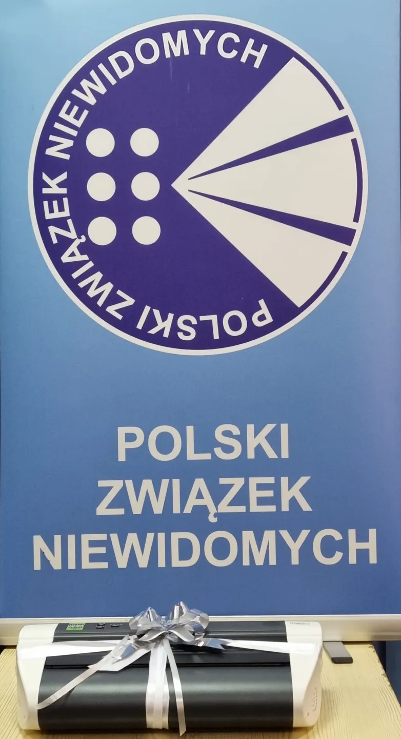 Drukarka dla oławskiego Koła Polskiego Związku Niewidomych