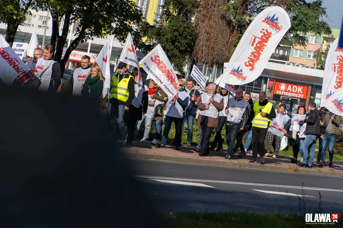 Solidarność strajkowała w Oławie 
