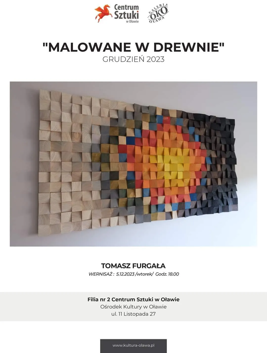 Wernisaż wystawy: Malowanie w drewnie