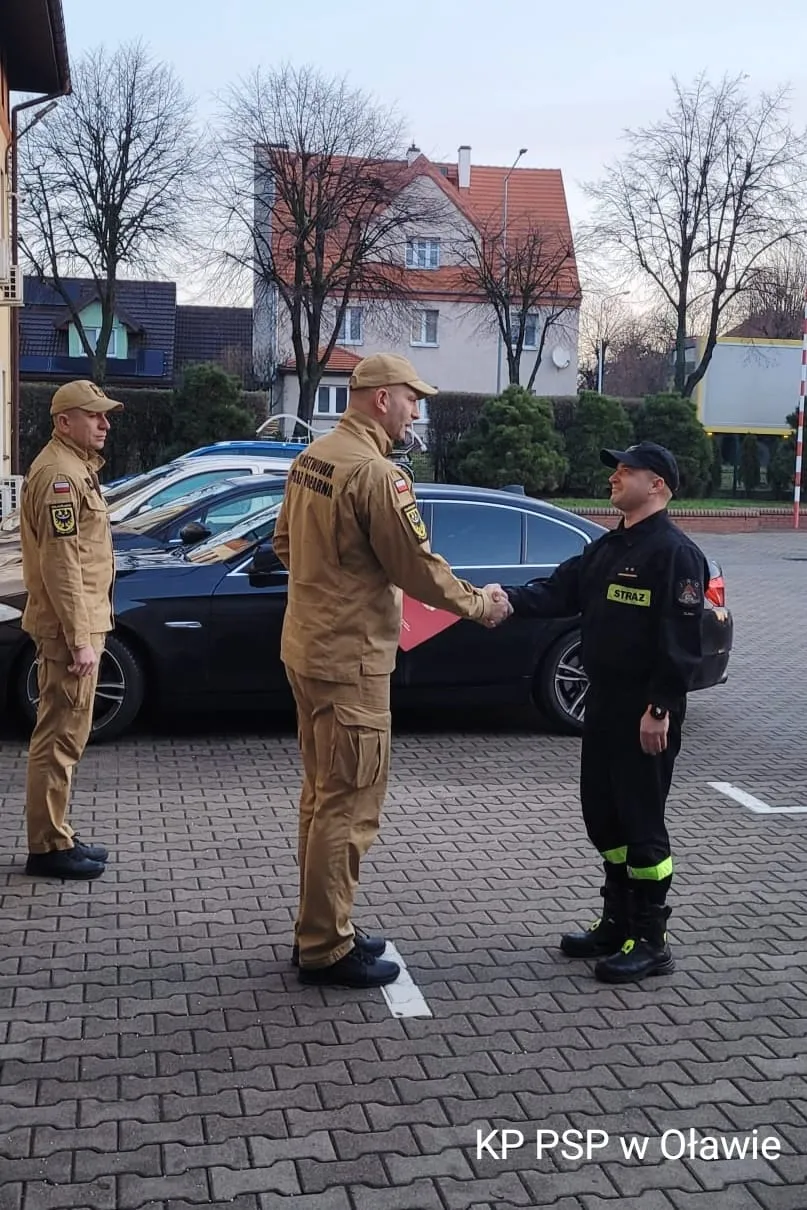 Zmiana na stanowisku zastępcy dowódcy jednostki ratowniczo-gaśniczej w Oławie