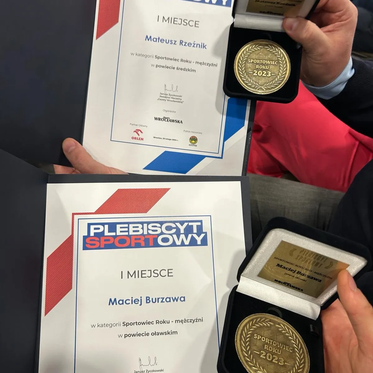 Mateusz Rzeźnik oraz Maciej Burzawa Sportowcami Roku 