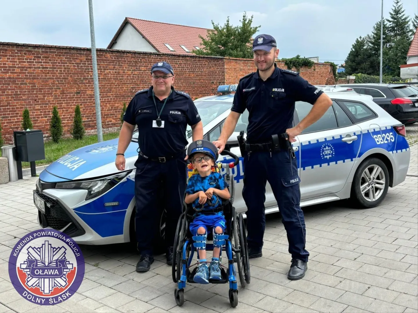 To wyjątkowy dzień z policjantami. Marzenie Felusia zostało spełnione 