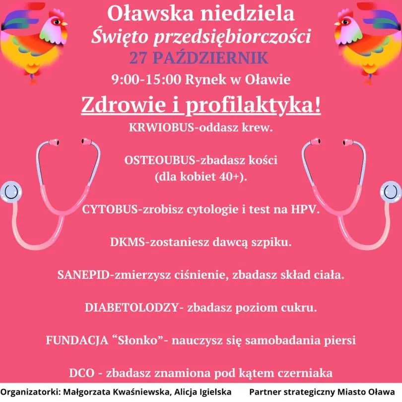 Oławska Niedziela: Hasłem przewodnim wydarzenia będzie zdrowie 