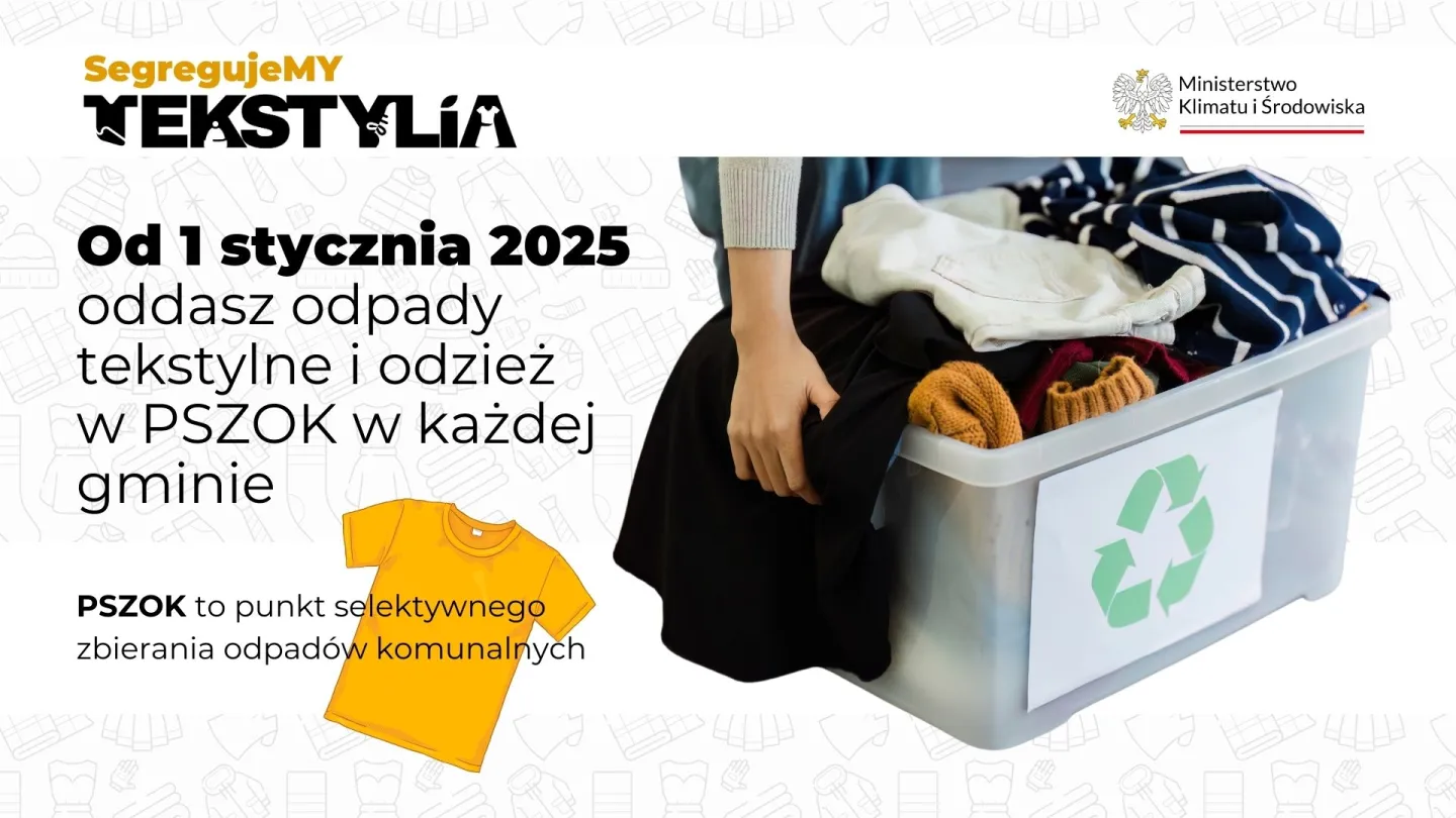 Zmiany w segregacji śmieci. Tekstylia należy oddać do innego punktu 