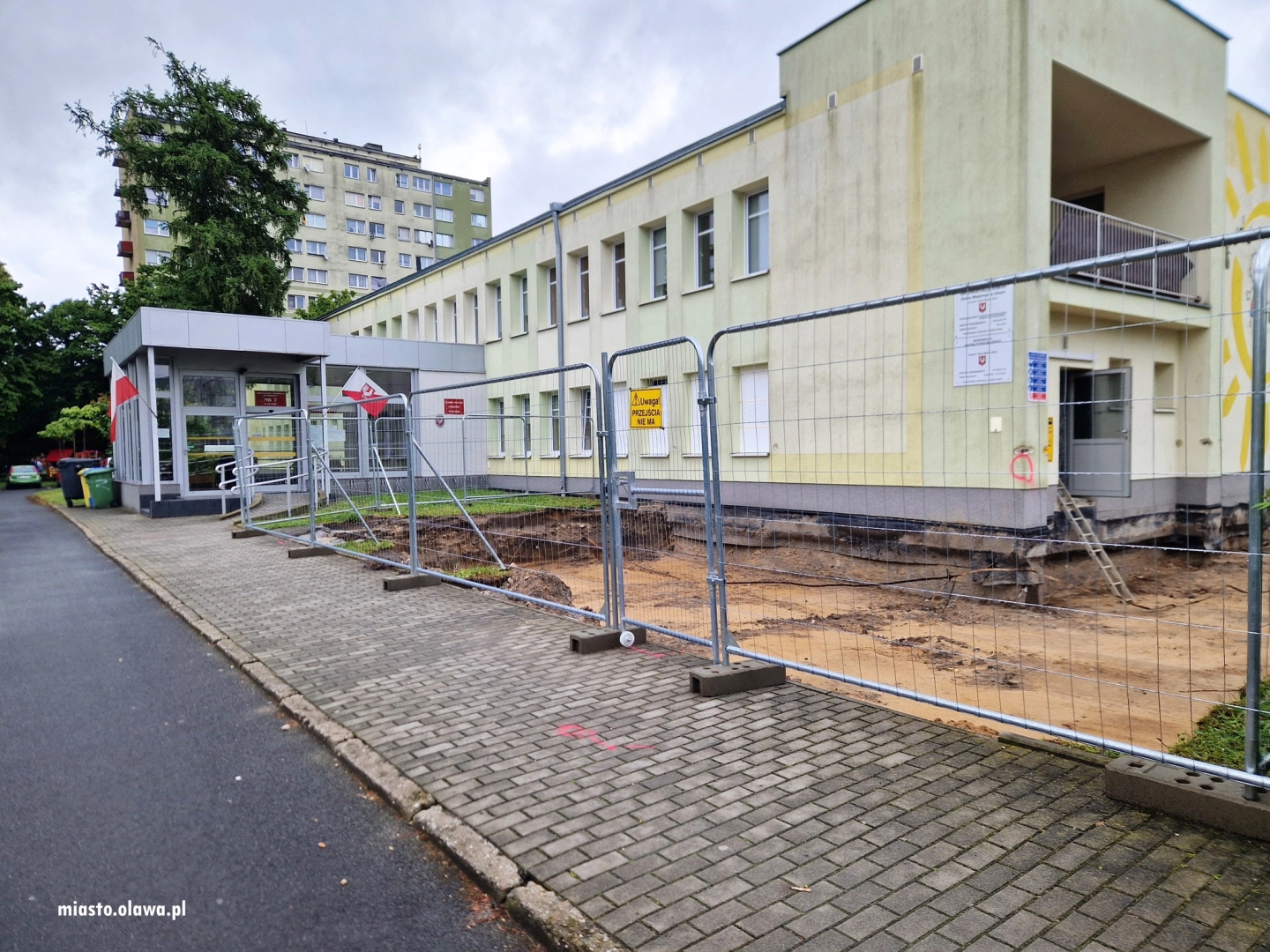 Trwa rozbudowa żłobka miejskiego. Nie parkuj w tym miejscu 