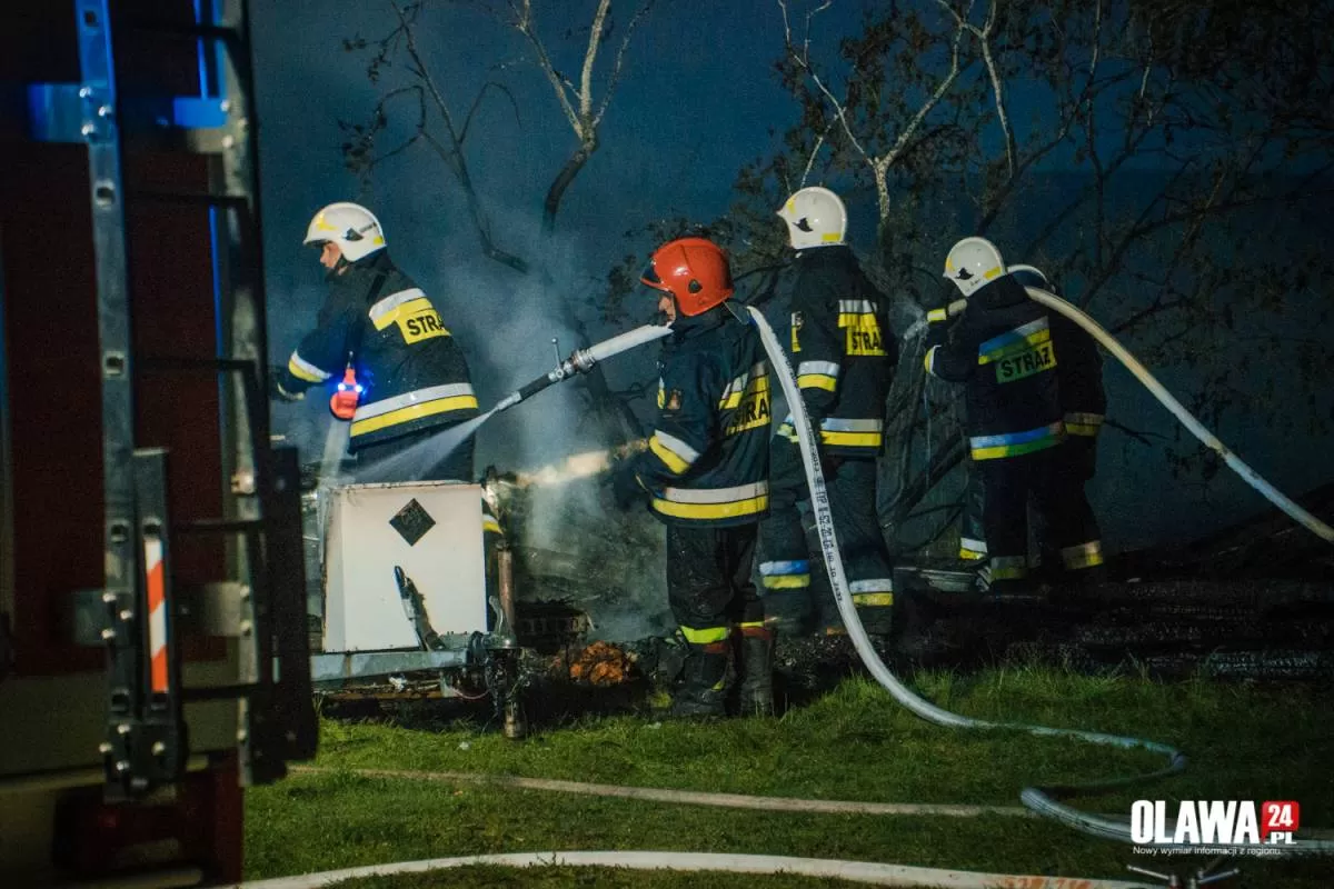 Duży pożar w Miłocicach 
