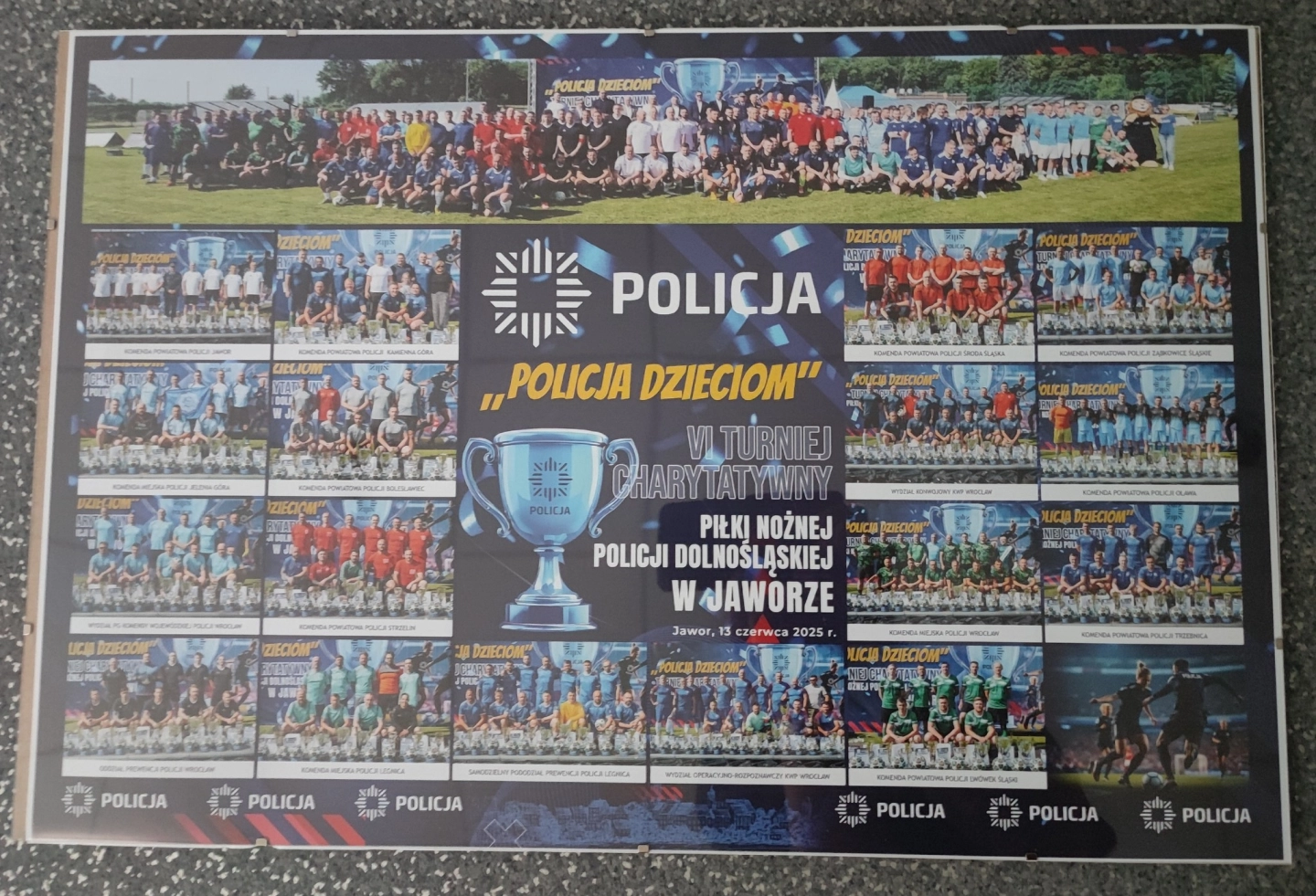 Czwarte miejsce dla oławskiej policji w turnieju charytatywnym 