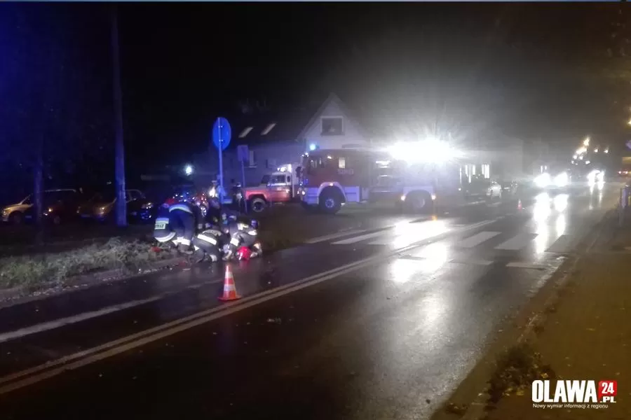 Kolizja motocykla z samochodem