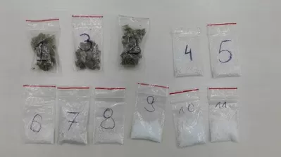 33-latek z Minkowic zatrzymany z marihuaną i amfetaminą