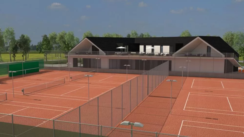 Hala sportowa, kawiarnia i odnowione korty tenisowe