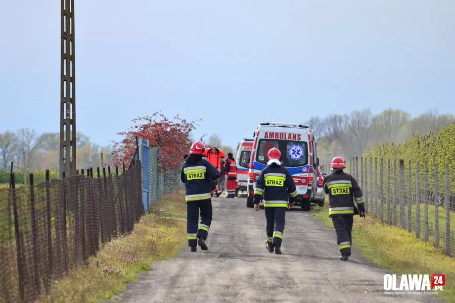 Quadem w ogrodzenie. Na miejscu lądował LPR