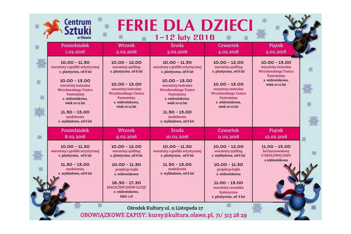 Ferie z Centrum Sztuki