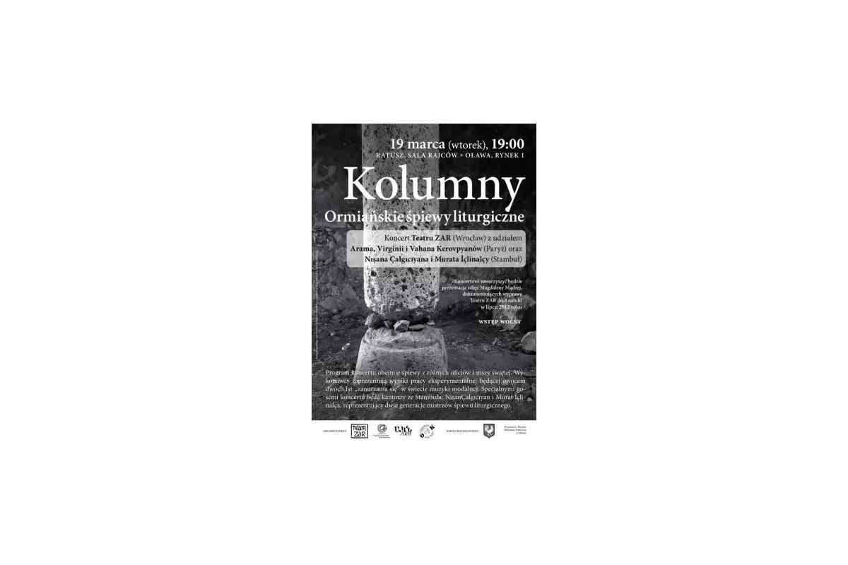 Kolumny - Ormiańskie śpiewy liturgiczne