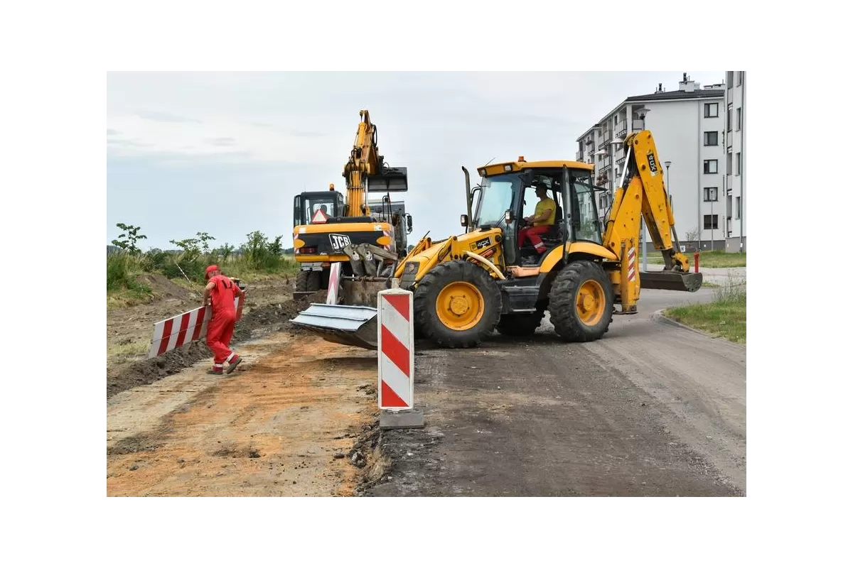 Trwa budowa nowej drogi w kierunku Zabardowic