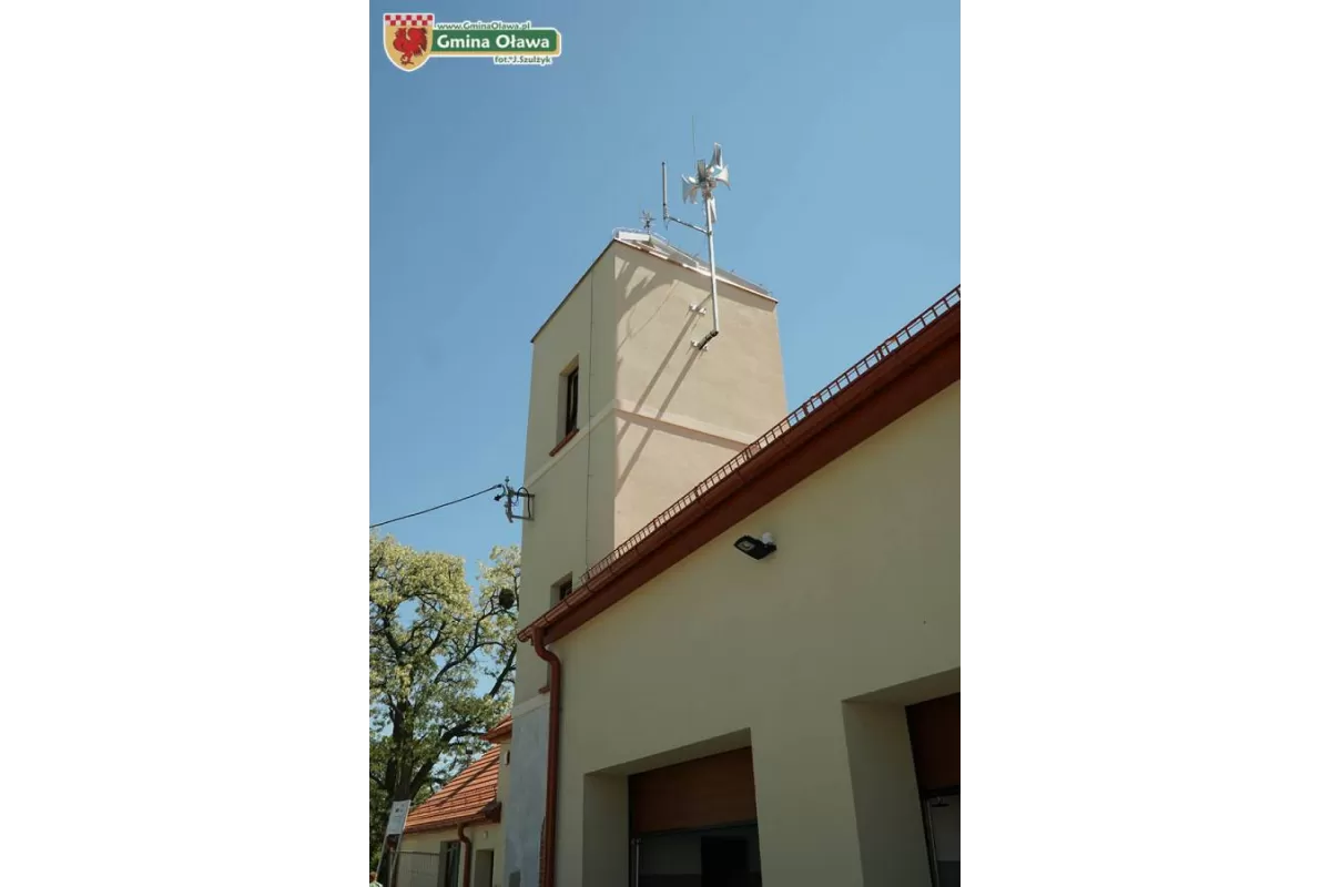 Remiza w Sobocisku na ukończeniu