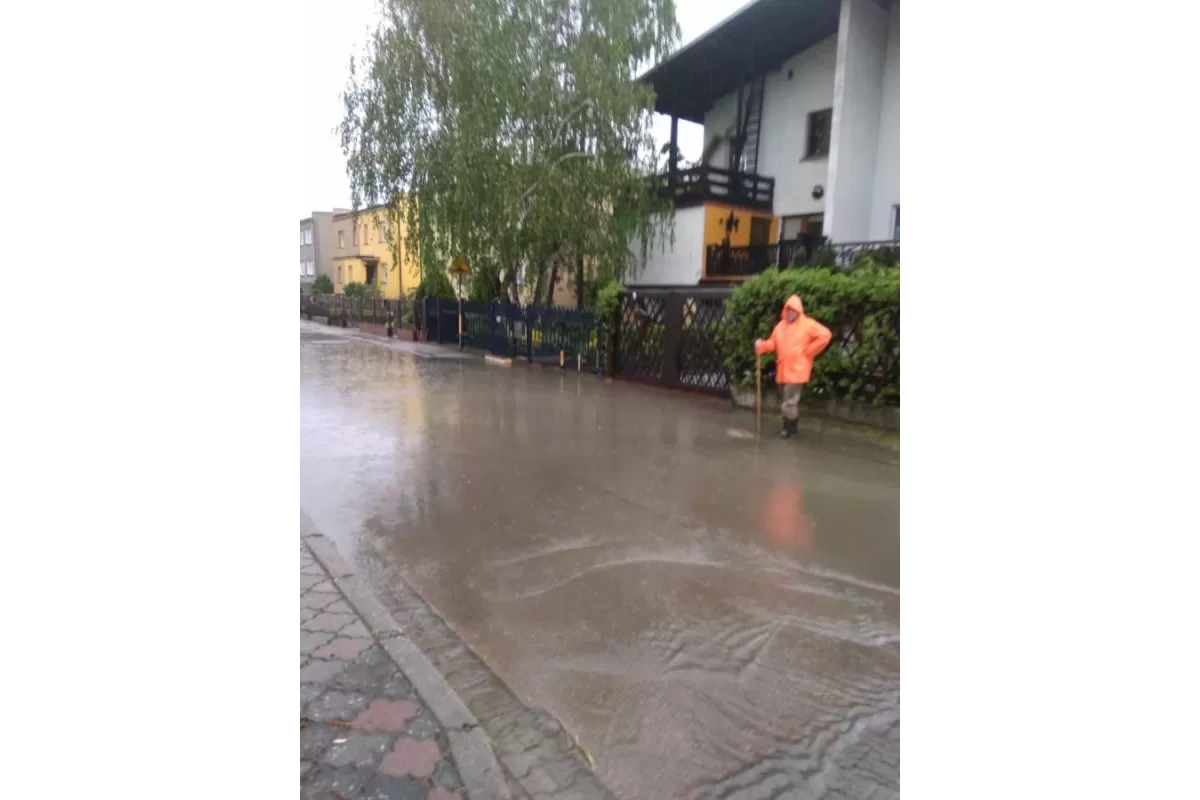 Tak wygląda osiedle Nowy Górnik po ulewie