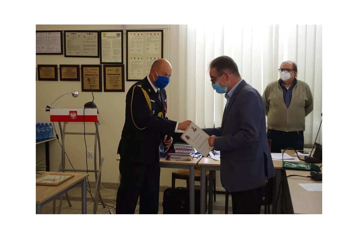 Radni pożegnali dowódcę JRG Jelcz-Laskowice