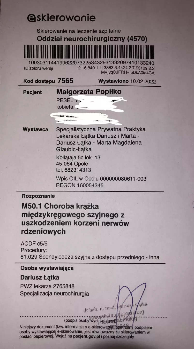 Zbierają na operację i rehabilitację listonoszki z Jelcz-Laskowic