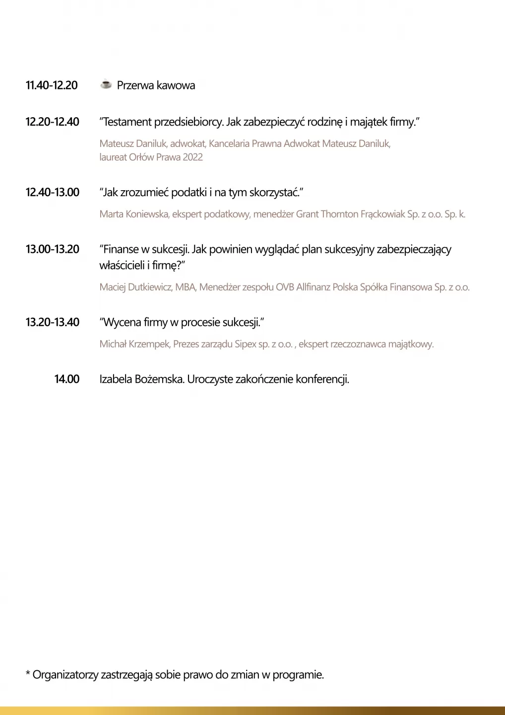Jak zarządzać ryzykiem w biznesie? Przyjdź na konferencję 