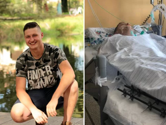 To, że Bartek żyje to prawdziwy cud. Trwa zbiórka na rehabilitację 