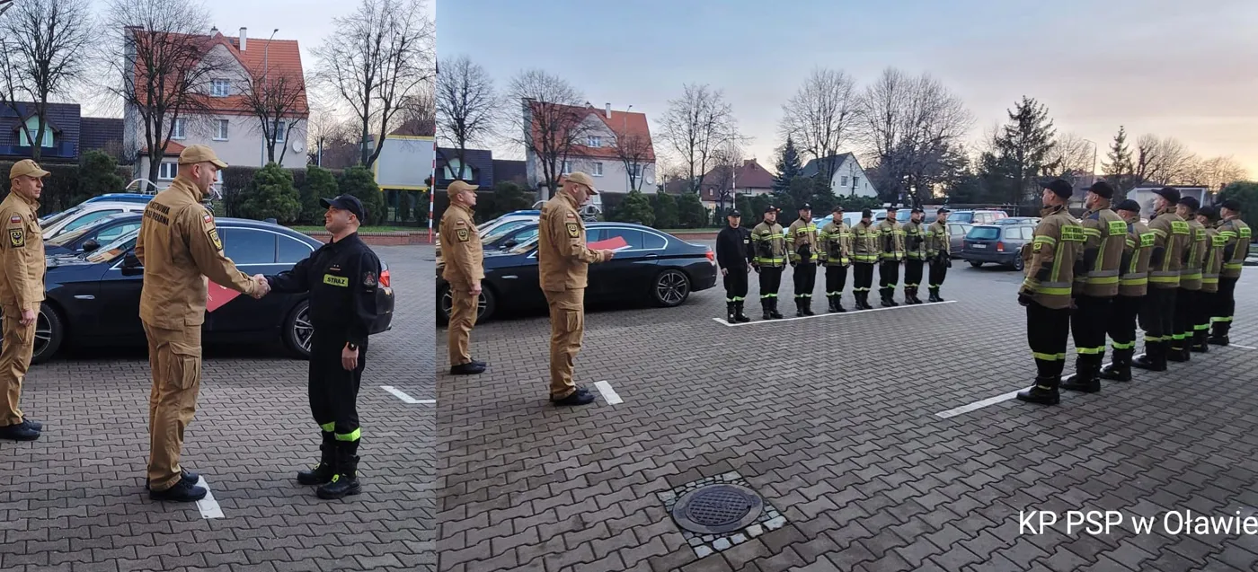 Zmiana na stanowisku zastępcy dowódcy jednostki ratowniczo-gaśniczej w Oławie