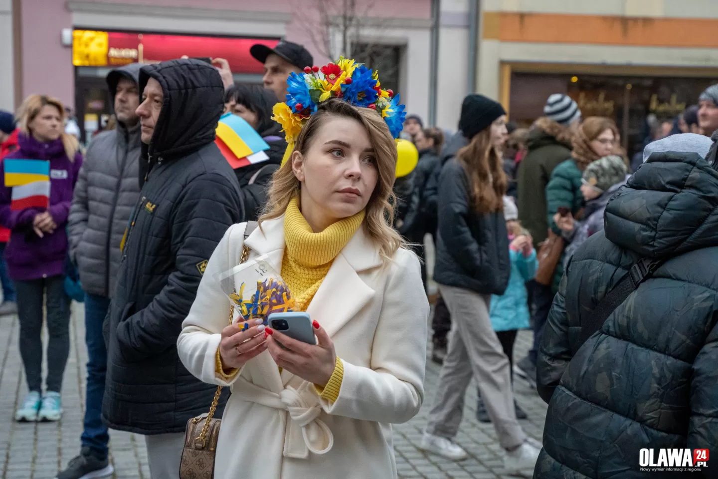 Solidaryzowali się z mieszkańcami Ukrainy [Galeria]