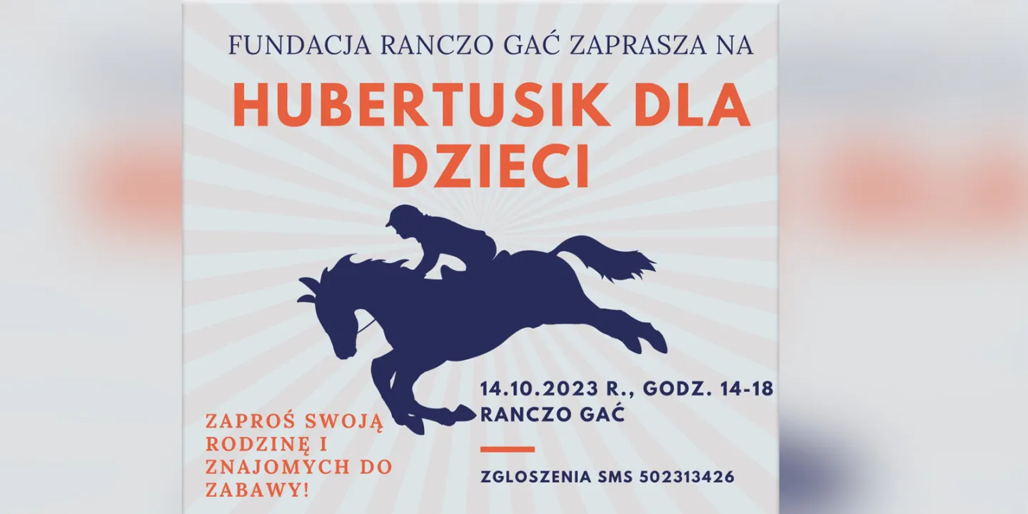 Hubertusik dla dzieci w Gaci