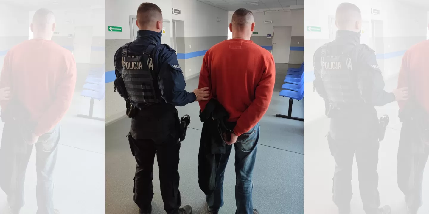Sprawca przemocy domowej zatrzymany 