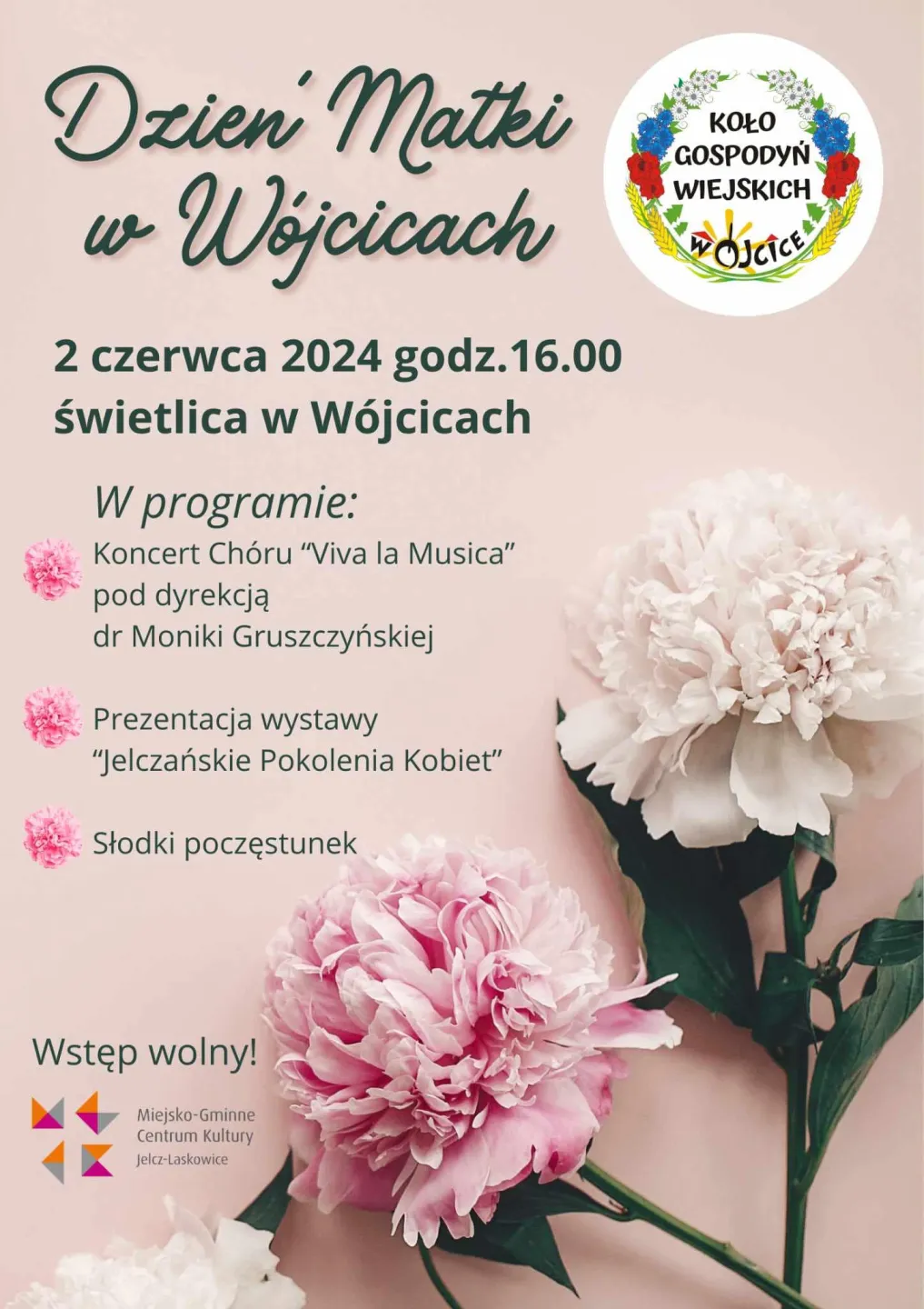 W Wójcicach będą świętować Dzień Matki