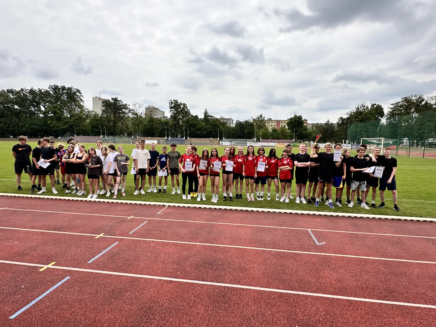 Rywalizowali w zawodach lekkoatletycznych 
