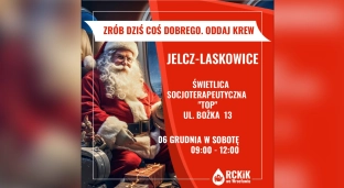 Krew pilnie potrzebna! Dołącz do mikołajkowej akcji w Jelczu-Laskowicach