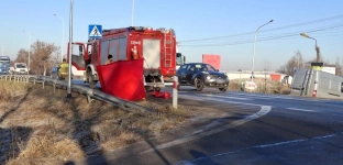 Śmiertelny wypadek rowerzysty. Utrudnienia na trasie Oława-Wrocław
