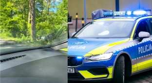 72-latek dachował samochodem osobowym