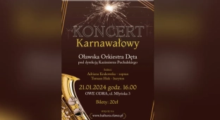 Koncert karnawałowy Oławskiej Orkiestry Dętej