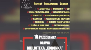 Żywa Biblioteka w Oławie. Przyjdź, porozmawiaj i zrozum