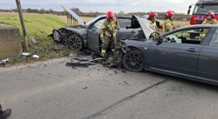 Wyprzedzał na łuku drogi, później wpadł w poślizg. To mogło zakończyć się tragicznie