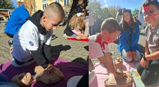 Uczniowie z Oławy kolejny raz próbowali pobić rekord!