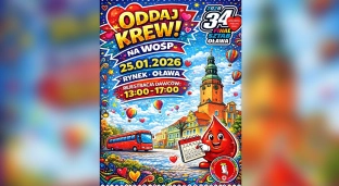 Orkiestrowe pomaganie. Oddaj krew na finał Wielkiej Orkiestry Świątecznej Pomocy