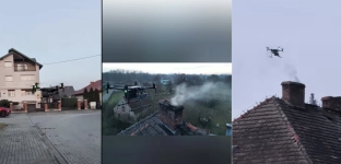 Oławska straż miejska kontroluje jakość powietrza przy pomocy drona
