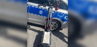 Pijany na hulajnodze, a pojazd okazał się kradziony